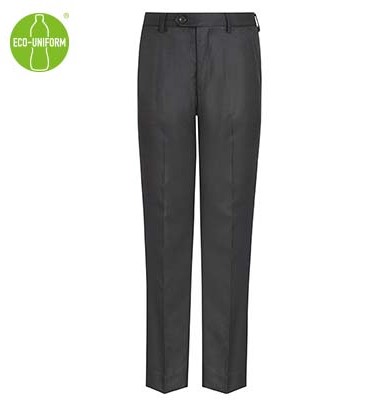 Boys Black or Grey Plus Fit Trousers