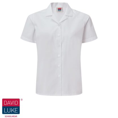 S/S or L/S Revere Collar Blouse Twinpack