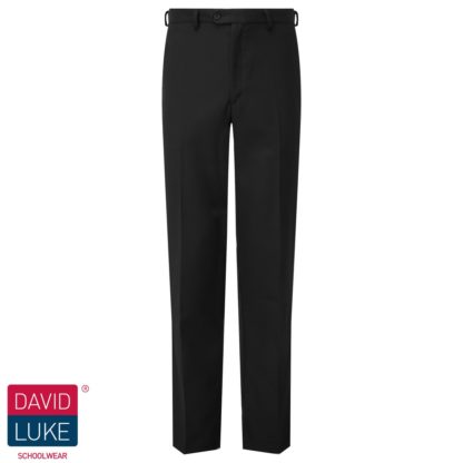 Boys Black or Grey Eco Classic Fit Trousers (Wider Leg)